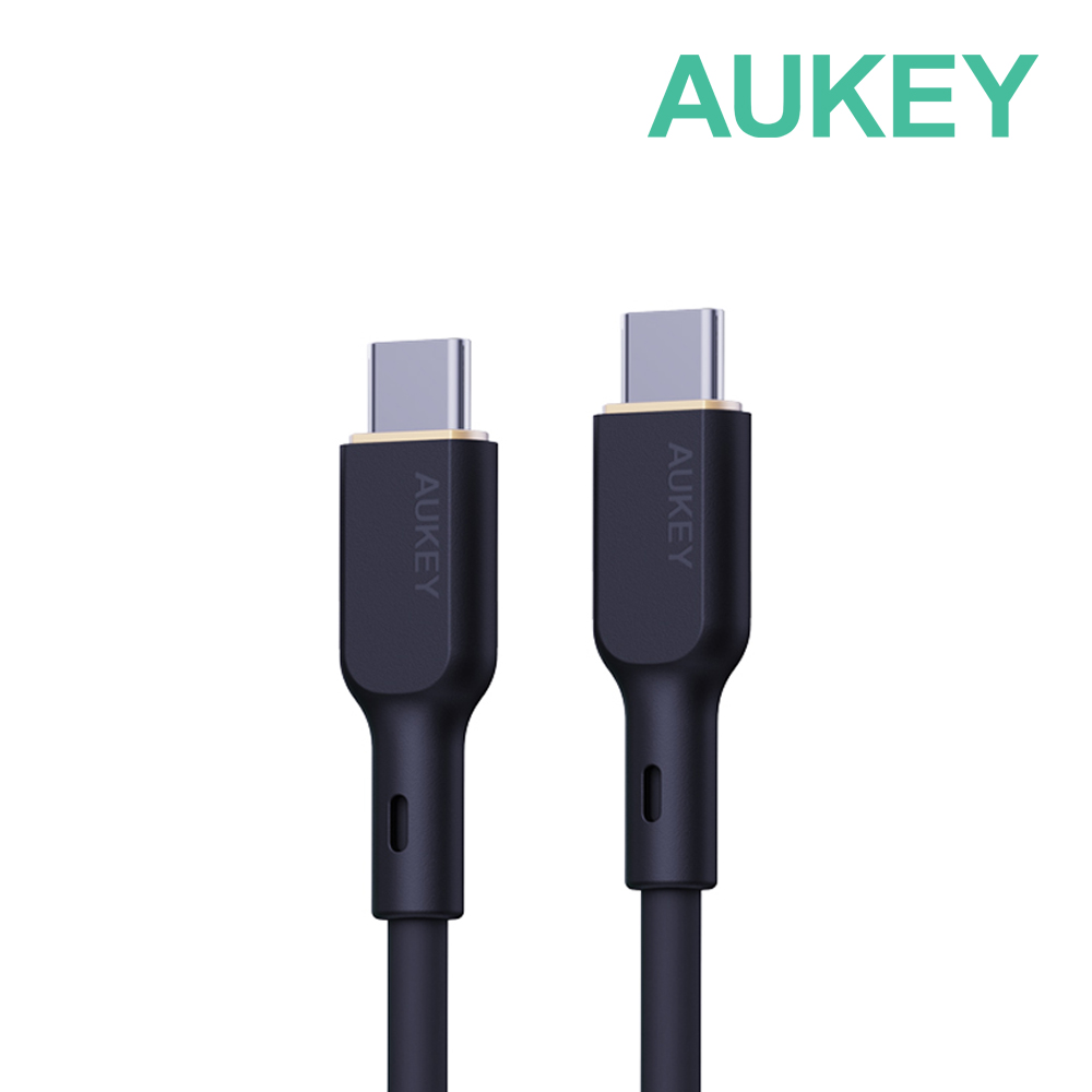 아오키 써클릿 블링크 100W USB-C to C 초고속 충전케이블 1M 블랙 CB-SCC101 - 상품 이미지