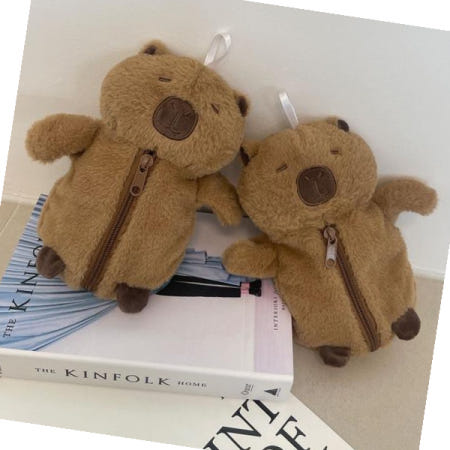 파우치 포동카피바라필통 펜슬 화장품 인형 학생