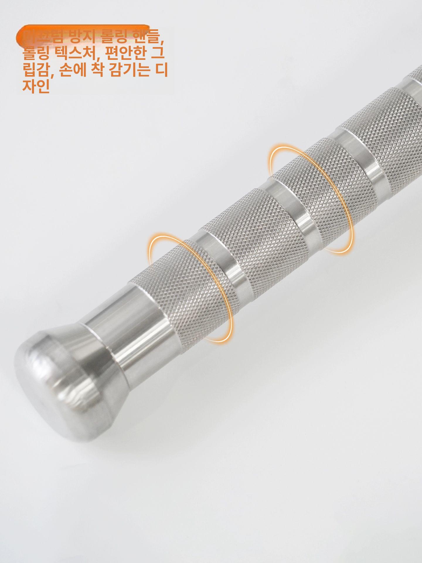 전완근 헬스 팔뚝 훈련 운동 손목 와인더 기구 사이드 바벨 바 2.2kg 조절 가능한 무게 바벨 - 상세 이미지 3