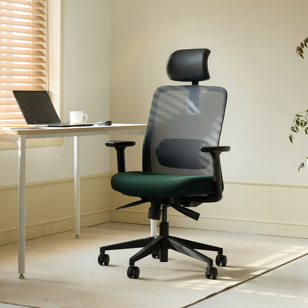 [N희망일배송][슈퍼적립]듀오백 솜 SOAM 여성용 사무 낮은 컴퓨터 허리편한 책상의자