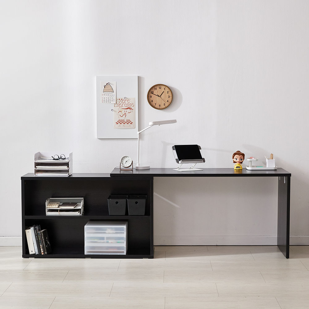 베스트리빙 아이비 ㄱ자 L형 코너형 책상 1600 와이드 데스크