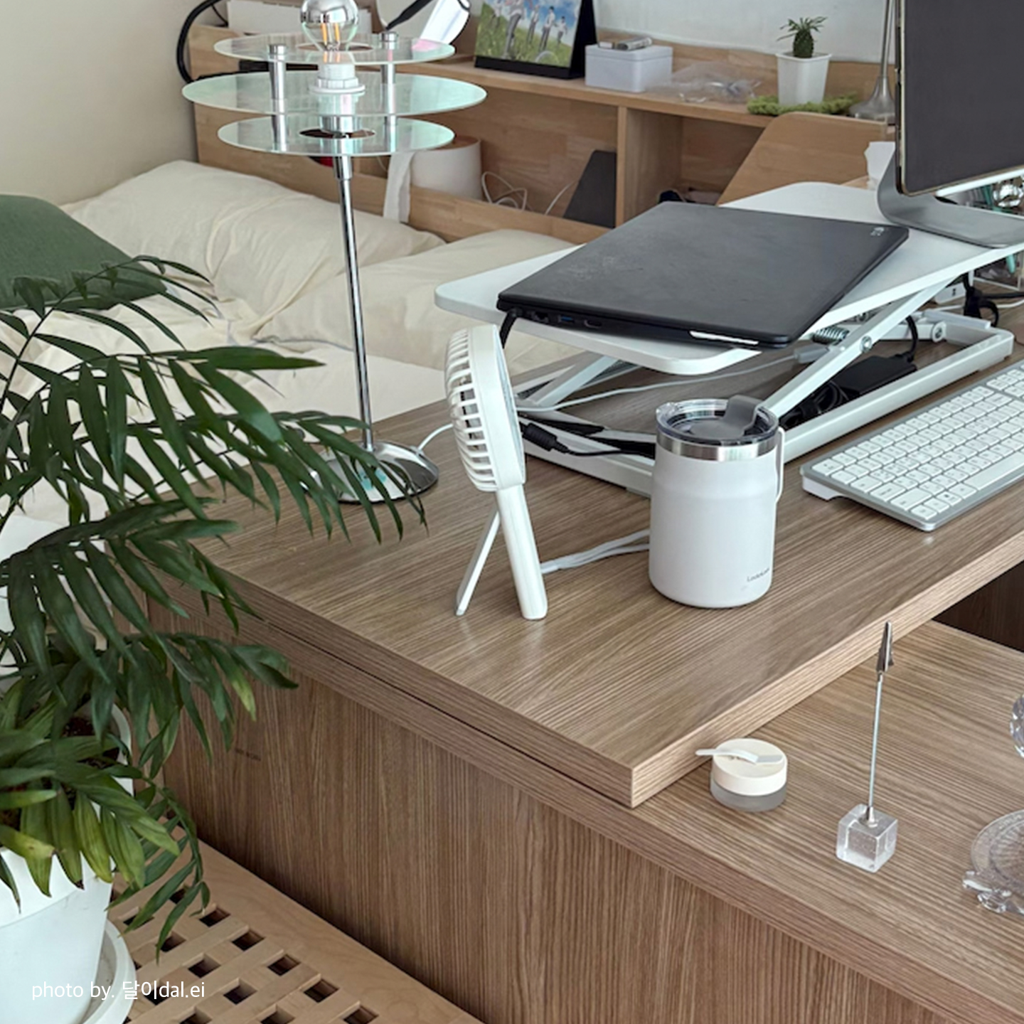 베스트리빙 아이비 ㄱ자 L형 코너형 책상 1600 와이드 데스크