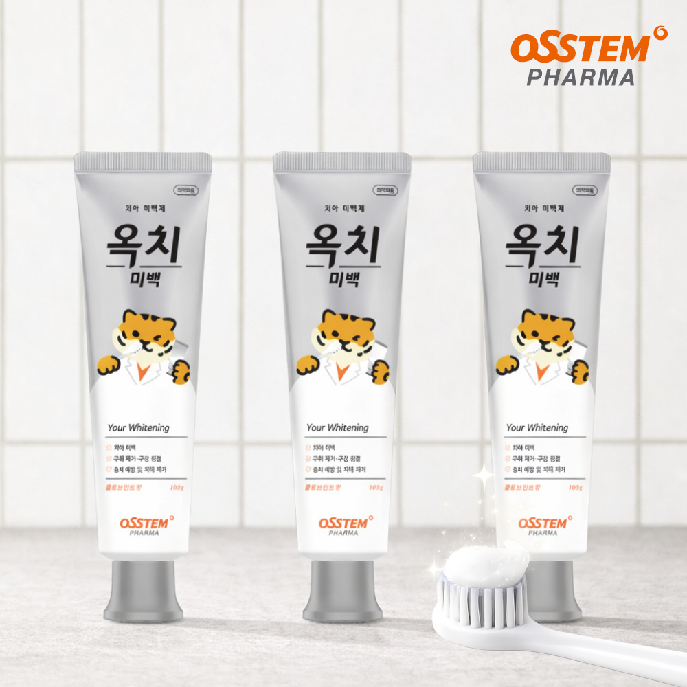 오스템 옥치 구강관리 프리미엄 치약 105g, 미백 (클로브민트), 10개 - 상세 이미지 3