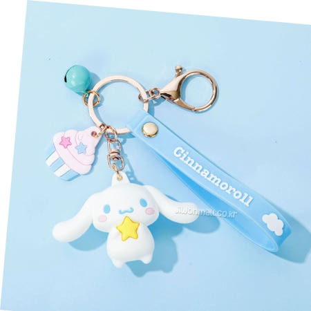 산리오 산리오 깐부 피규어 키링-시나모롤
