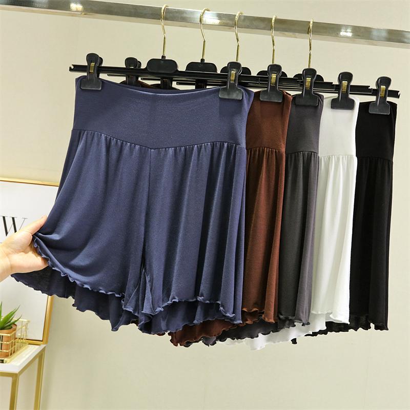 연습복 팬츠 연습용 발레 반바지 허리 고무줄 워밍업 블랙 m 40.0-50.0kg - 상세 이미지 4