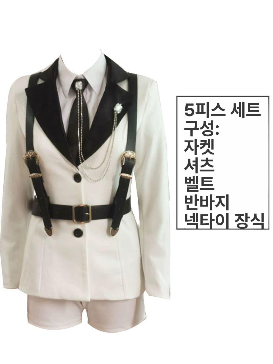 난타복 팬츠 백댄서 의상 사물놀이 복장 단체 무용복 레드 s - 상세 이미지 5