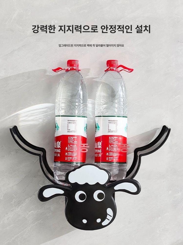 화장실 벽걸이 휴지함 휴지걸이 거실 휴지통 휴지케이스 블랙 리틀쉽 - 상세 이미지 4