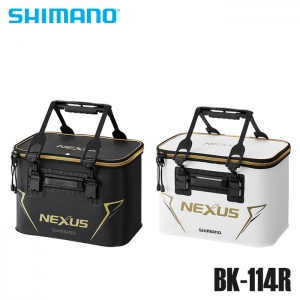 시마노 하드타입 바칸 EX BK-114R 밑밥통 살림통 40, 화이트 - 상세 이미지 2