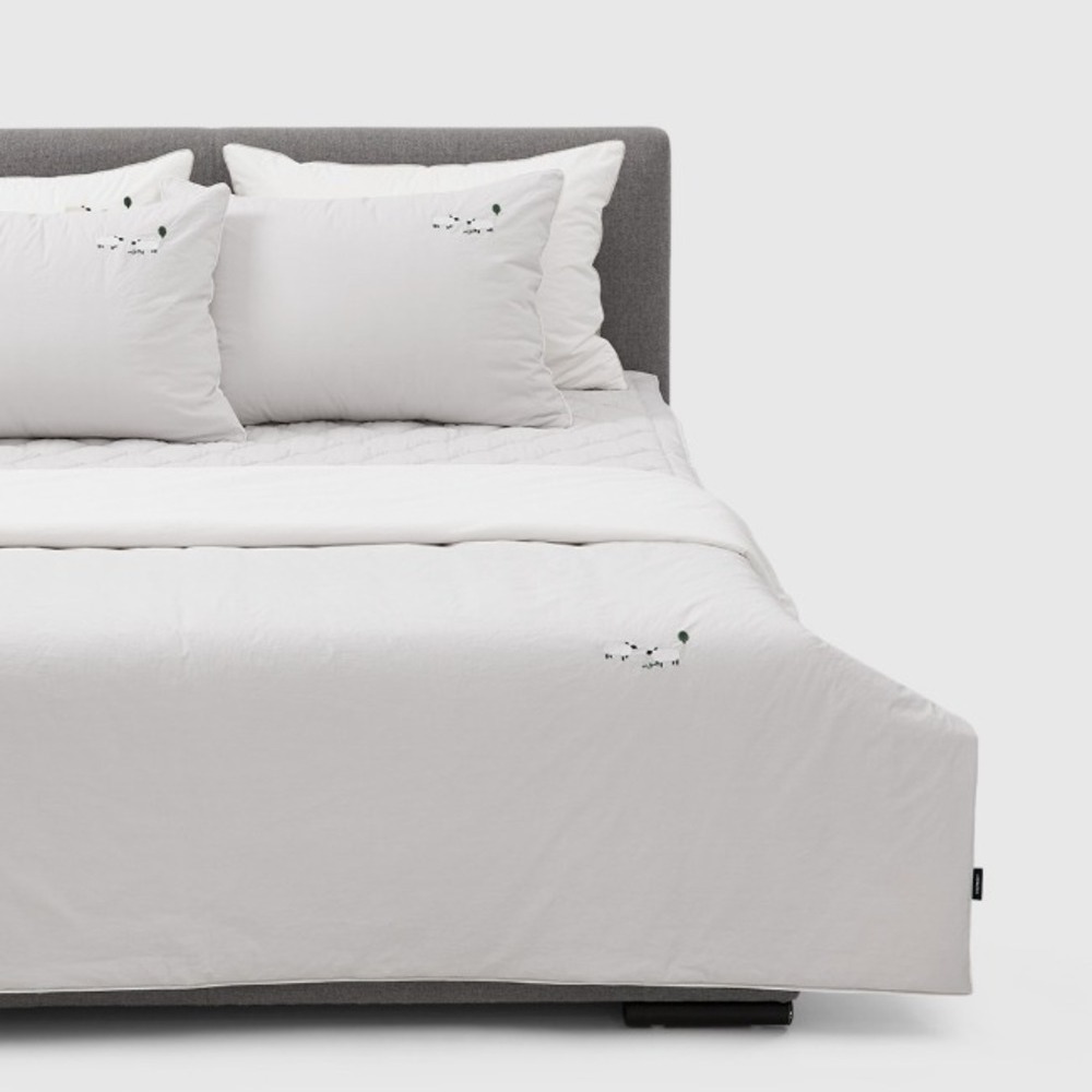 레노마홈 리오 양모 차렵이불 고밀도면80수 먼지없는 안단이불커버 4가지 색상