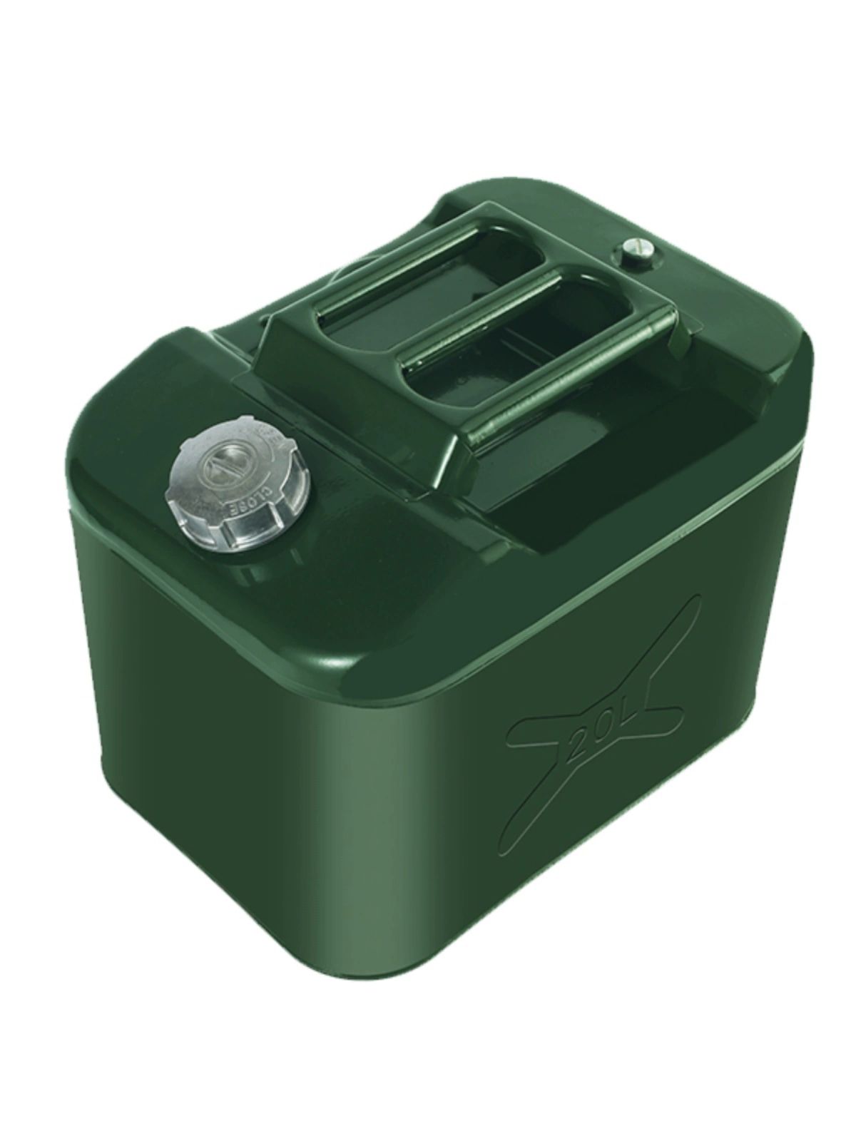 캠핑 휘발유통 알루미늄 기름통 주유통 급유 연료통 0.8mm 두께 세로형 20L - 상품 이미지