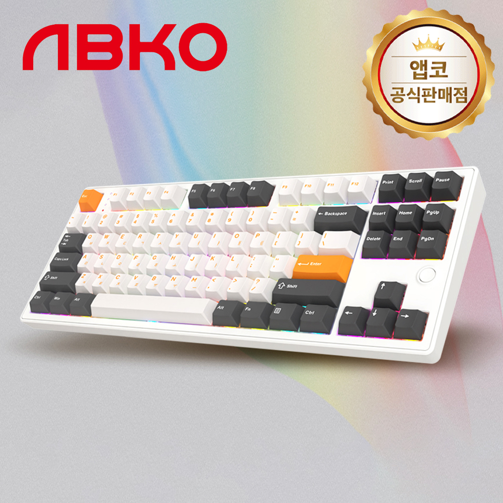앱코 AR87G 원토글 노니드 무브 알루미늄 3모드 기계식 키보드 리치베리축 - 상품 이미지