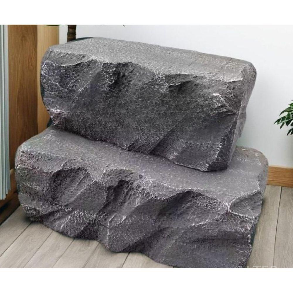 조경 카페 모형바위 바위 고밀도 모형돌 인테리어 인조스톤 돌의자 소품 다크 그레이 50cm - 상품 이미지