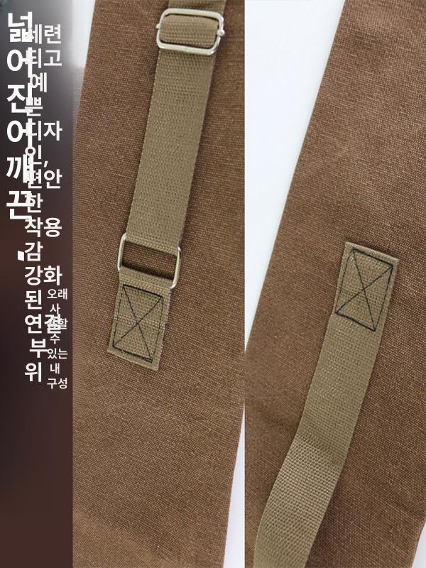 가방 바다낚시용 야외 수납가방 살림통 겸용 태클 버킷형 카키 소형 포함 126cm x 16cm - 상세 이미지 3