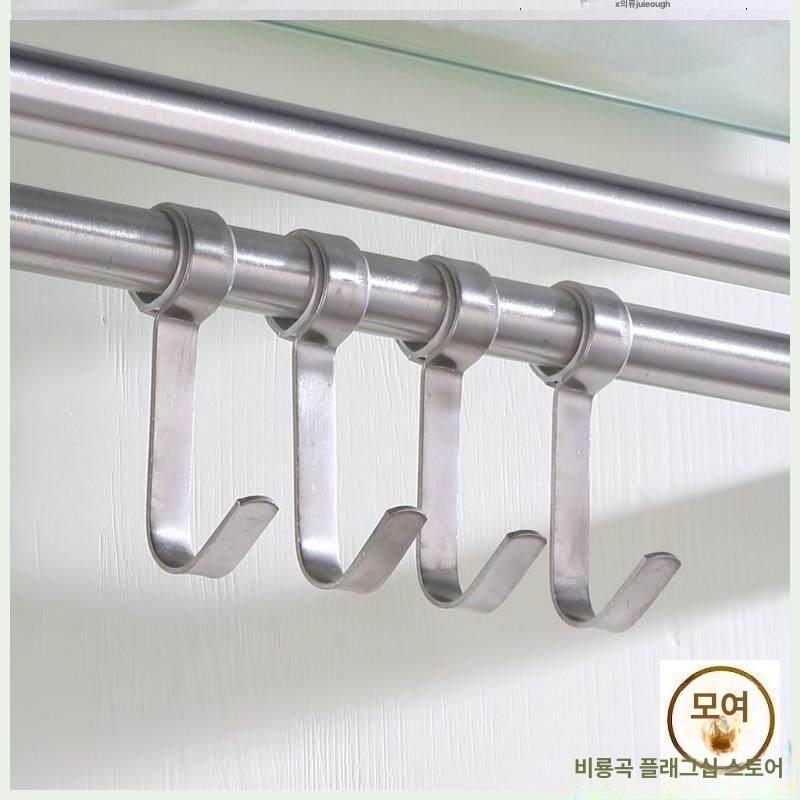 수건 거치대 코너 수납선반 타올 정리대 흡착식 싱글바 1칸 60cm - 상세 이미지 4