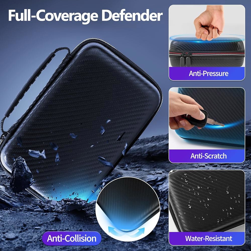 Jekarsy Three-in-One Kit for Nintendo and Charger Front Cable Protector, Adapter 3DS XL, 2DS Case, - 상세 이미지 3