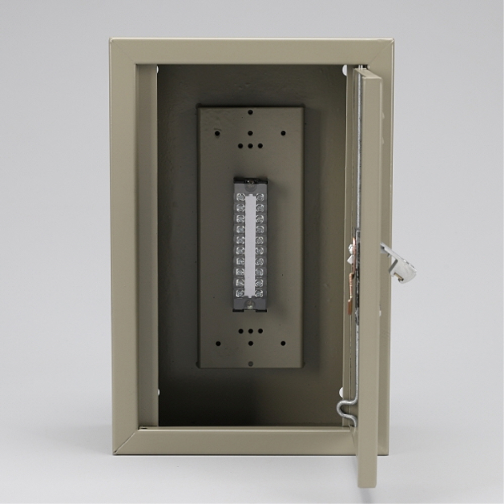 스틸 연강 노출 방송 단자함 200x300x100mm 10P 단자대 이미지 6