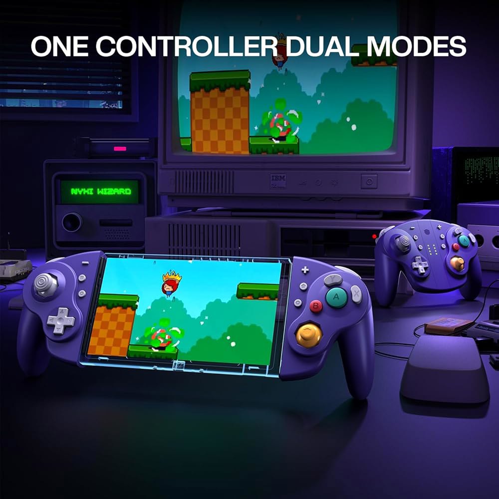 NYXI Wizard 2 Gamecube Switch for Controller, Rumble Adjustable NFC, Buttons, Joystick 6-Axis Wirele - 상세 이미지 3