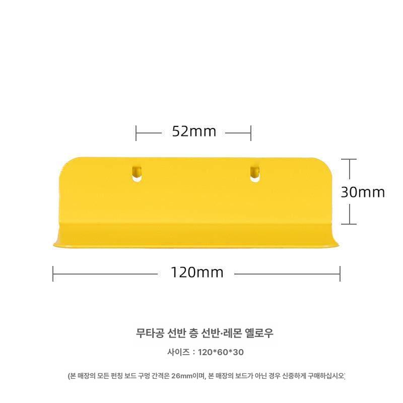 책상 타공 보드 게시판 장식 인테리어 벽면 철판 스몰 보드 민트 - 상세 이미지 5