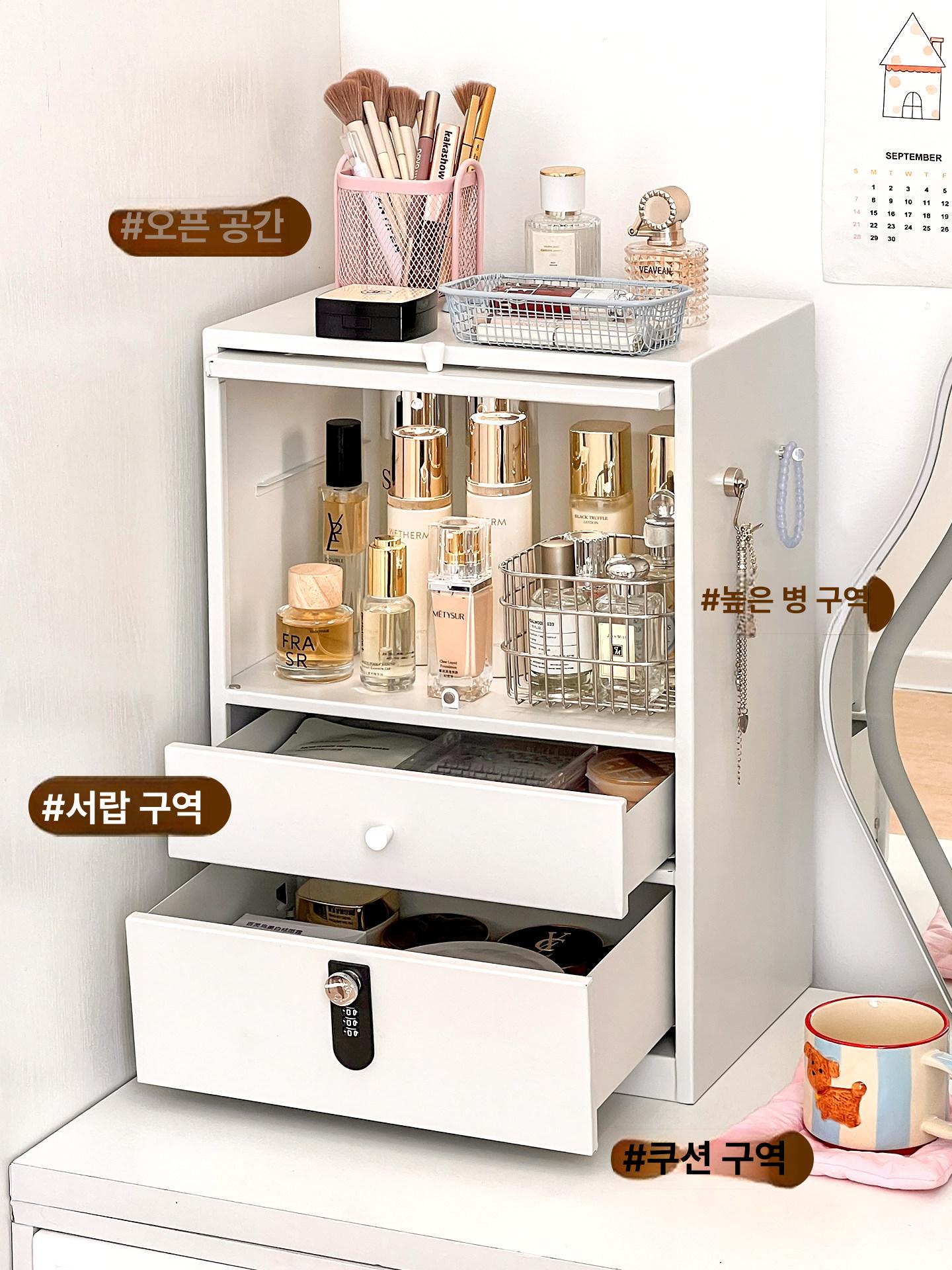 usm 철제 모듈 그린 캐비넷 사무실 캐비닛 5단 갖추다 모듈가구 사무용품 바퀴 가구 - 상세 이미지 2