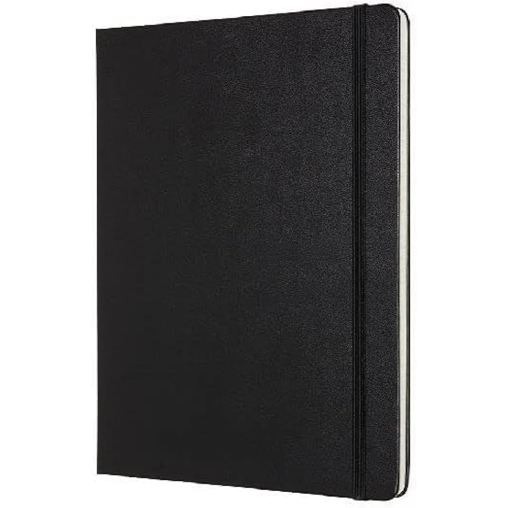 몰스킨 프로페셔널 노트북, XL, 블랙, 하드 커버(7.5 x 9.75) - 상세 이미지 2