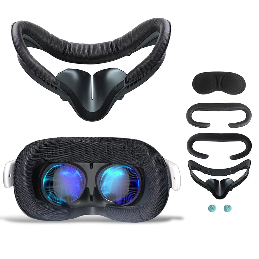 VR Face Pad for Meta 2pcs 2, Sweatproof Bracket, Interface Cover Foam 2 Facial Anti-fogging Q-uest - 상품 이미지