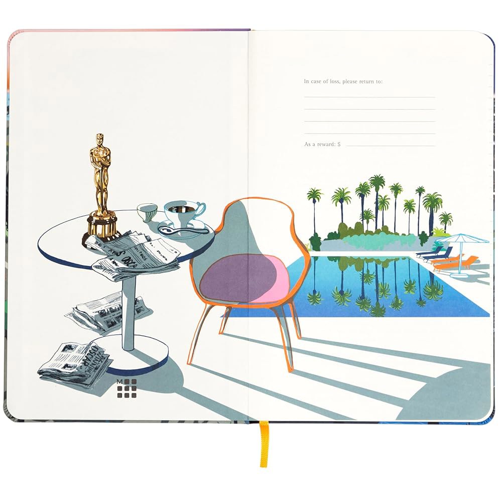 몰스킨 한정판 엠 더 시티 노트북, 하드 커버, 라지(5인치 x 8.25인치) 룰드, 로스앤젤레스, 240페이지 - 상세 이미지 3