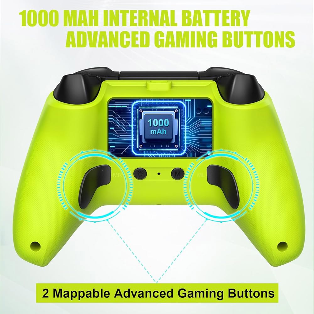 W&O Wireless Controller for With Mappable Light, Xbox Buttons, One Series PC, Adapter X/S, Gamepad - 상세 이미지 3