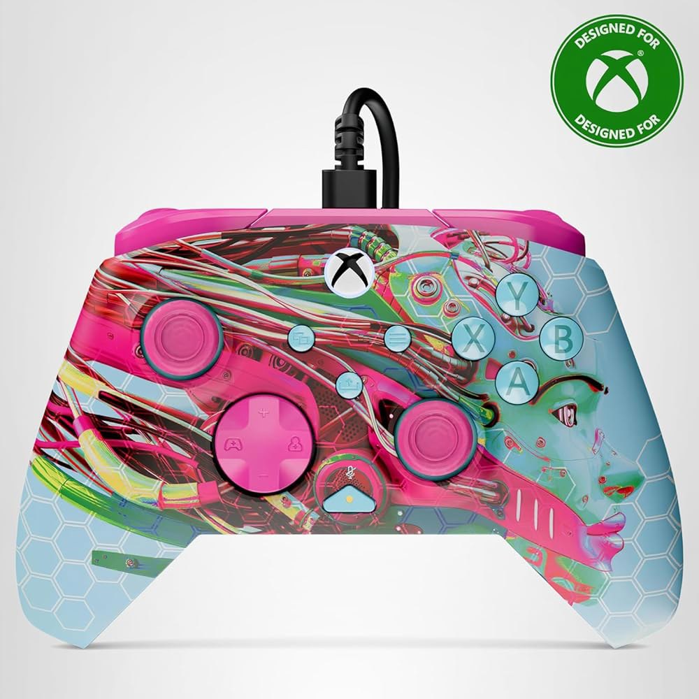 Turtle Beach Rematch Advanced Wired Triggers Licensed Hair Controller XS, PC Windows Dreams Buttons, - 상품 이미지