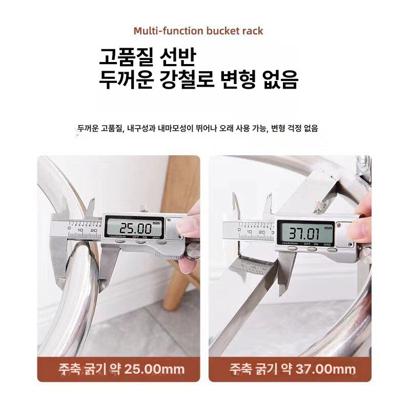 국통 운반기 스테인레스 곰솥 손잡이 대차 군대 식당 카트 수레 바퀴 들통 이동식 - 상세 이미지 3