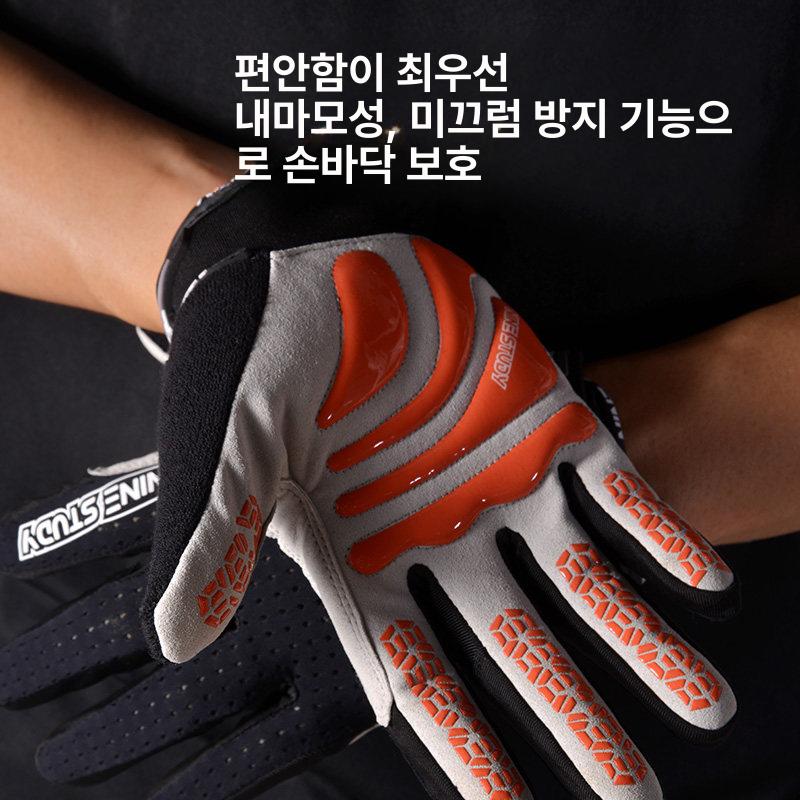 남녀 공용 풀핑거 남자헬스장갑 크로스핏장갑 글레이셔그린 m - 상세 이미지 2
