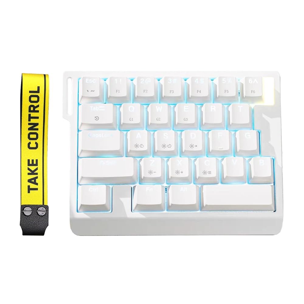 HE30 Rapid Trigger Magnetic Switch HotSwap Adjustable Hall Keypad Hyper 8kHz Effect Keyboard,One-Han - 상품 이미지