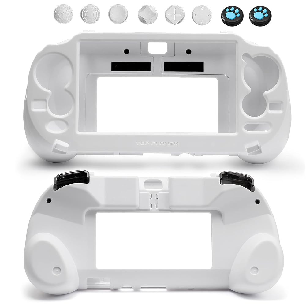 L2 R2 Trigger Hand Grip Protective PS Vita Case for White Shell 1000 Playstation Controller - 상품 이미지