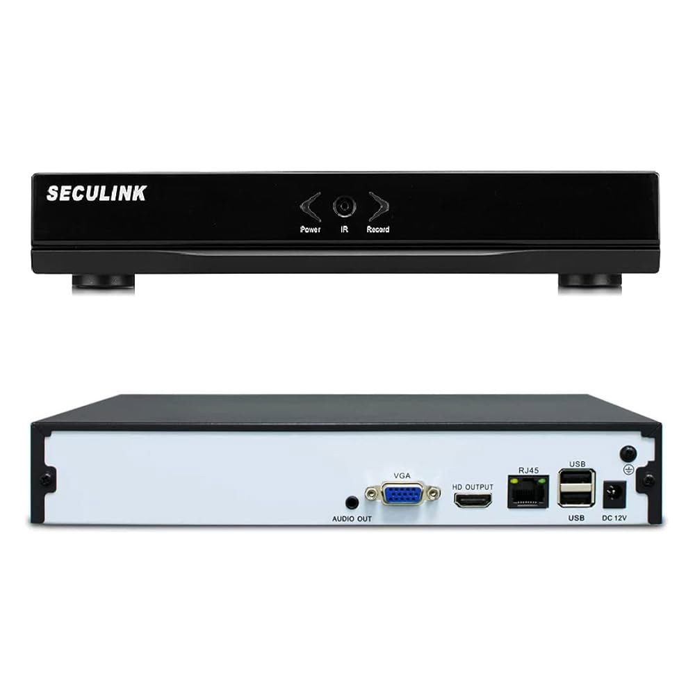 32CH 4K NVR (1080p/3MP/4MP/5MP/8MP) 슈퍼 모션 비디오 (내장 네트워크 P2P 원격 HDD 2X 액세스 경고 Wi-Fi 클라우드 없음) HD 레코더 - 상품 이미지
