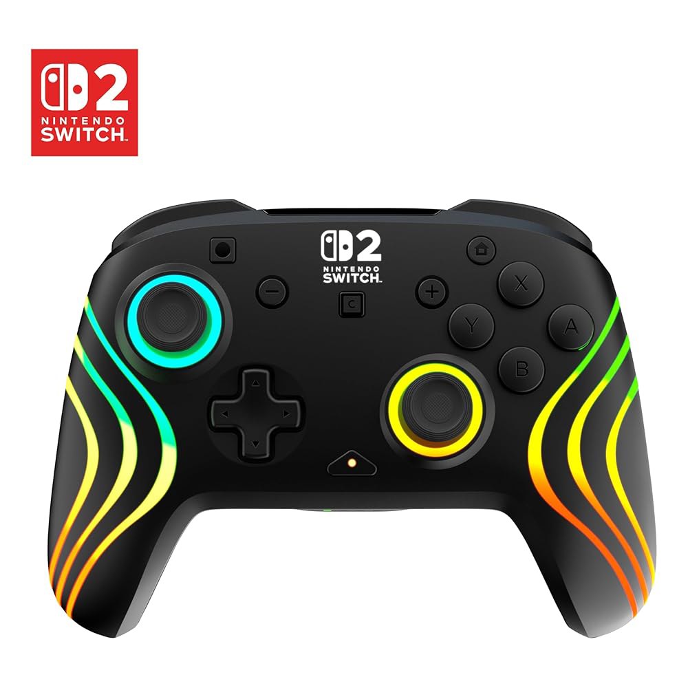Turtle Beach Afterglow Wave Wireless Lite/OLED Licensed Black Gaming TMR Lighting Switch Thumbsticks - 상품 이미지