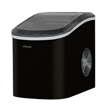 일렉코디 자동세척기능 실내 실외 겸용 아이스 제빙기_블랙