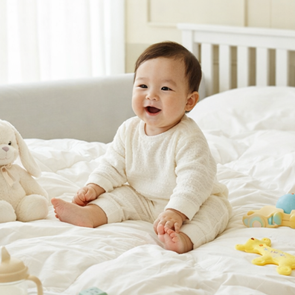 캥거루루 휴대용 아기침대 범퍼가드 에어튜브형 M