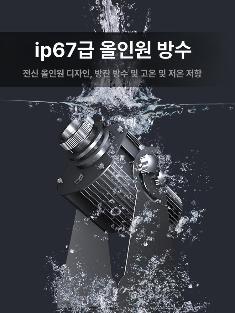 바닥광고 라이트 로고조명 회전 광고빔 방수 매장 홍보조명 - 상세 이미지 2