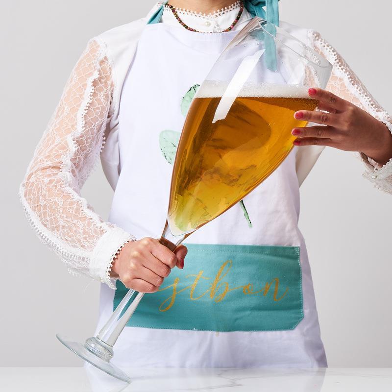 대형 샴페인잔 대용량 홈파티 빅사이즈 오버사이즈 초대형 짧은 다리 2300ml - 상세 이미지 2