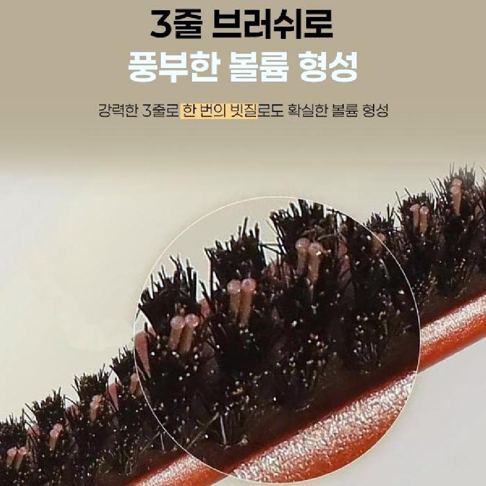 뿌리볼륨 스타일링 꼬리빗 브러쉬 빗 정수리 볼륨업 잔머리정리 올림머리 이미지 6