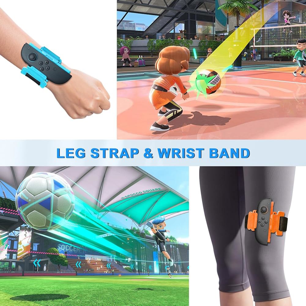 24-in-1 Accessory Kit Compatible with Ultimate Tennis Sports Nintendo Includes Wheels Motion Switch - 상세 이미지 3