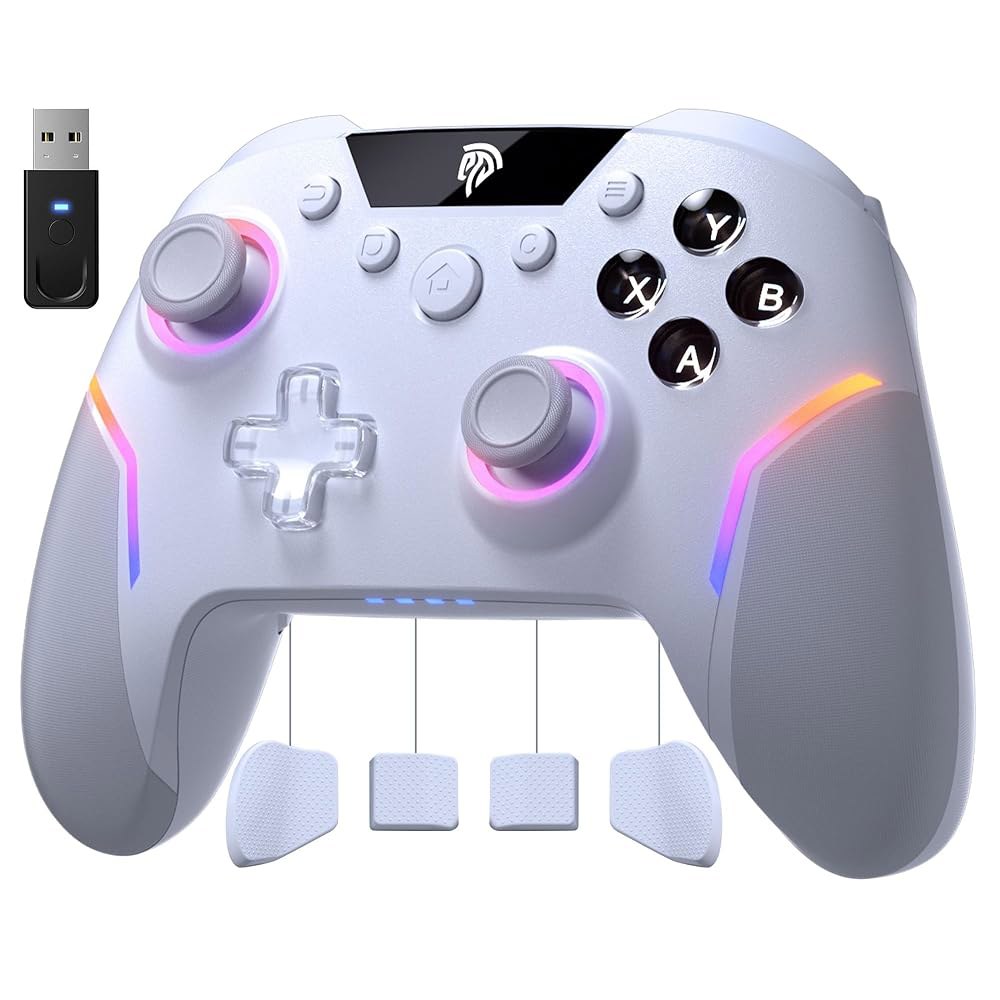 EasySMX X20 Wireless Gaming Controller Effect Multi-Platform, 6-Axis Compatible Hall PC/Switch/Steam - 상품 이미지