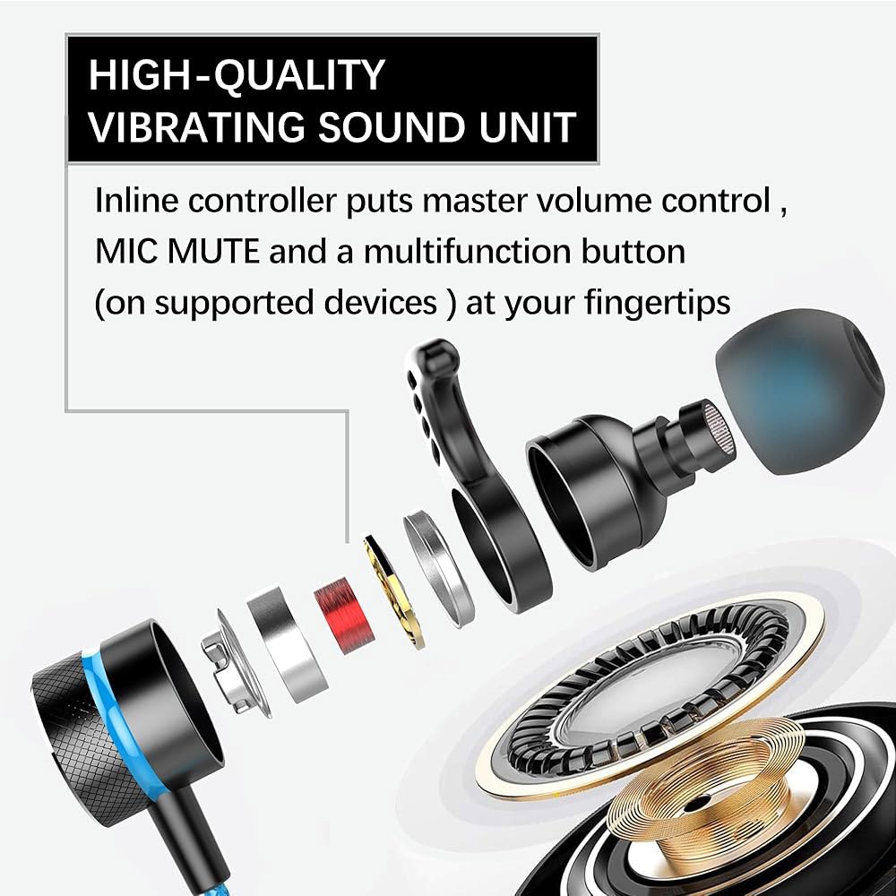 KASOTT SoundMaster Pro V1 - 드라이버가 PC와 음소거 스위치, 볼륨 및 오디오 컨트롤이 버드, 3.5mm 인라인 PS5, 게이밍 마이크, 시리즈, 듀얼 PS4 - 상세 이미지 2