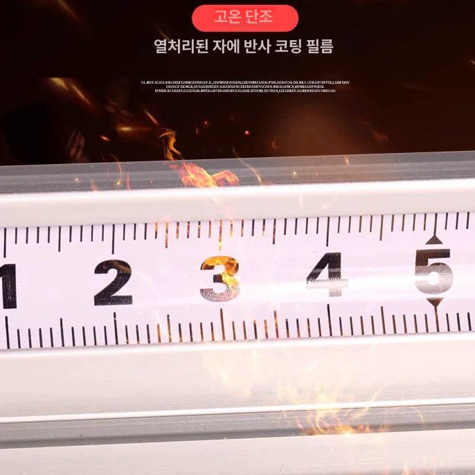 알미늄 커터 슬라이딩 눈금 재단용 제도용 도배 산업용 0.7m 10날 포함 60도 미만 16cm 이미지 6
