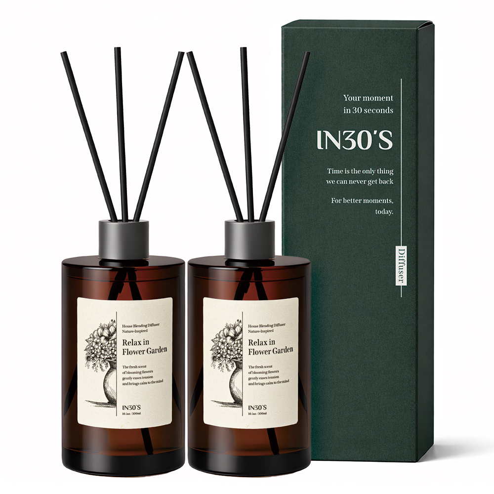 1+1 인써티 발향좋은 실내 방향제 디퓨저 300ml 집 거실 화장실 대용량 집들이선물