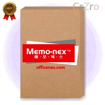 메모넥스 크라프트 점착 메모지 3호 50 75mm 사무용 문구 다용도 1개