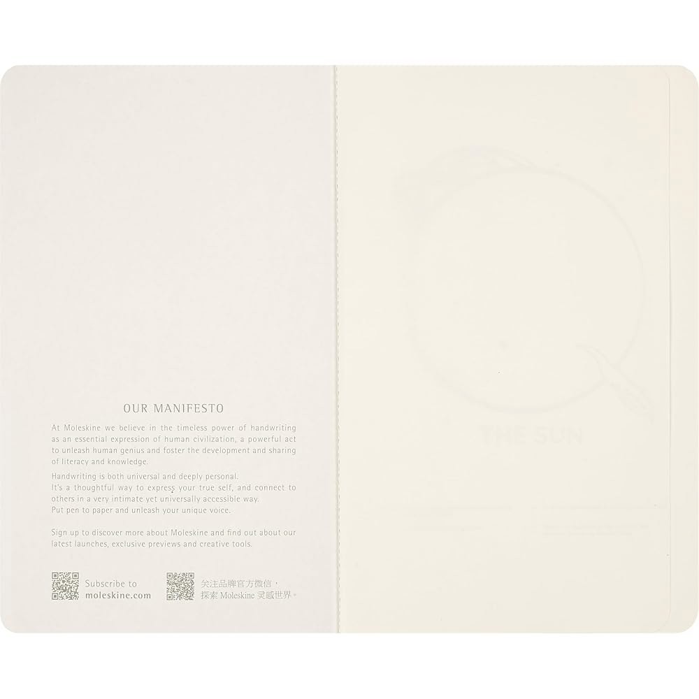 몰스킨 한정판 NASA에서 영감을 받은 볼란트 저널, 소프트 커버, 대형(5인치 x 8.25인치), 플레인, 블루 / 블랙, 80페이지 - 상세 이미지 3