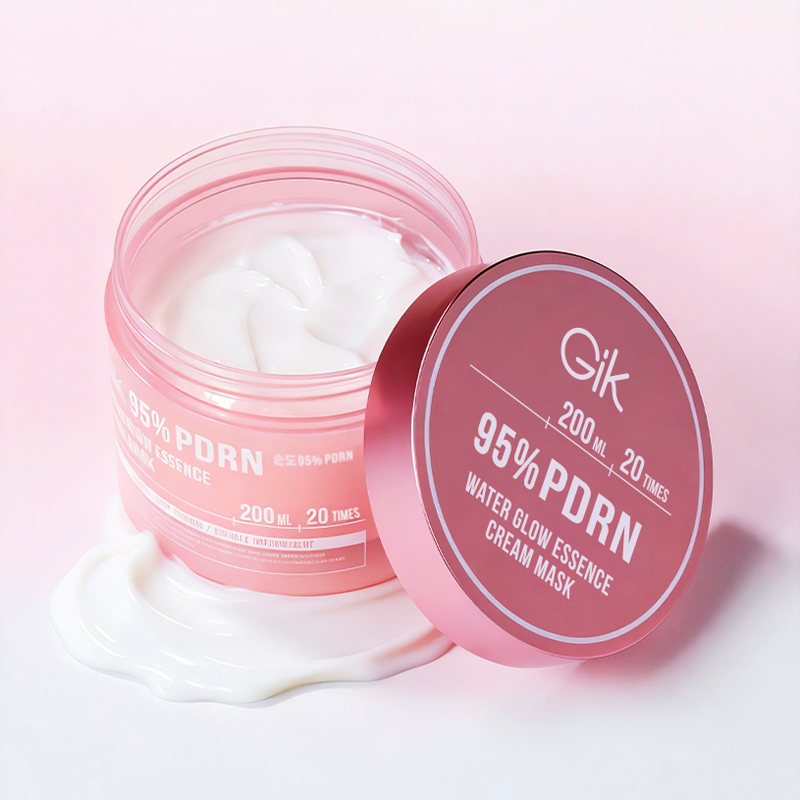 GIK 피디알엔 고기능 워터 글로우 수분 진정 슬리핑 크림 마스크 팩 200ml, 1개 - 상세 이미지 2