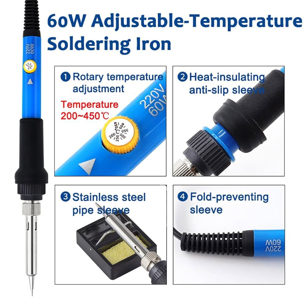 MYPUQIAO PS5 HDMI Port Repair Soldering for Iron Station, 5 Sony Set Screwdrivers, & Tweezers Tool - 상세 이미지 2