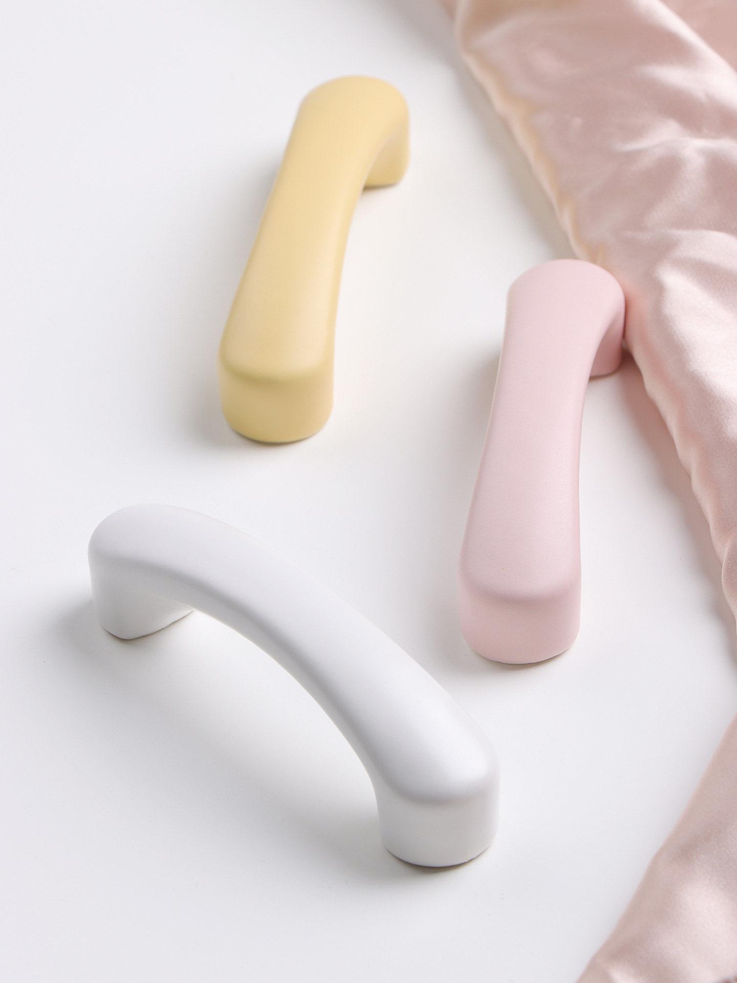 귀여운 가구 손잡이 별모양 핸들 캐비닛 서랍 옷장 구름 무광블루 나사줄 96홀 간격 - 상세 이미지 2