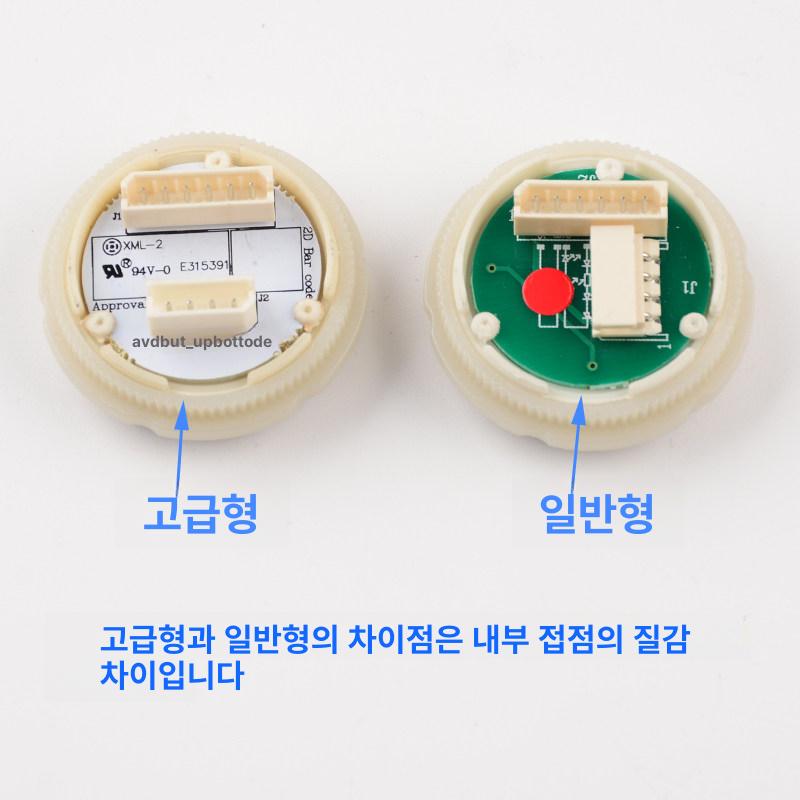 엘리베이터 버튼 스티커 점자 승강기 표시 원형 화살표 스탠다드 레드라이트무문자 - 상세 이미지 3